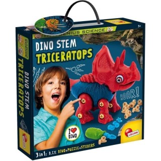 Lisciani giochi- I`m a Genius Dino Stem Triceratops, 92420, Non Applic