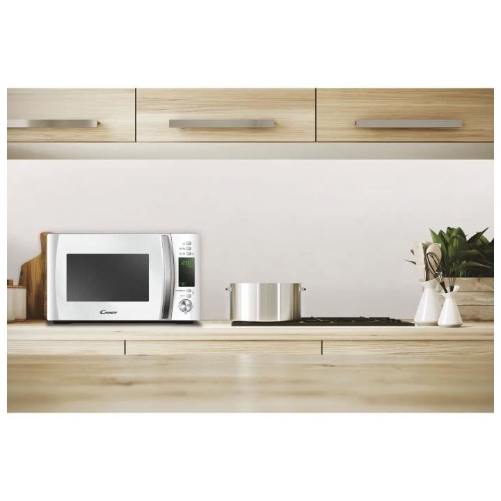Micro ondes Pose libre CANDY CMXW20DW - B lanc - 20 L - 700 W - Monofo