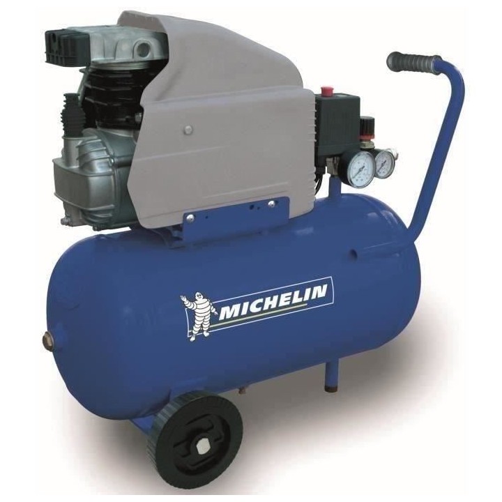 MICHELIN MB24 Compresseur avec Cuve 24 Litres 2 CV 8 bars