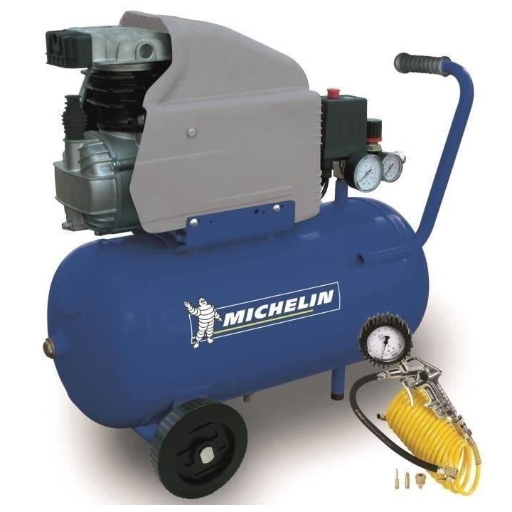 MICHELIN MB24 Compresseur avec Cuve 24 Litres 2 CV 8 bars