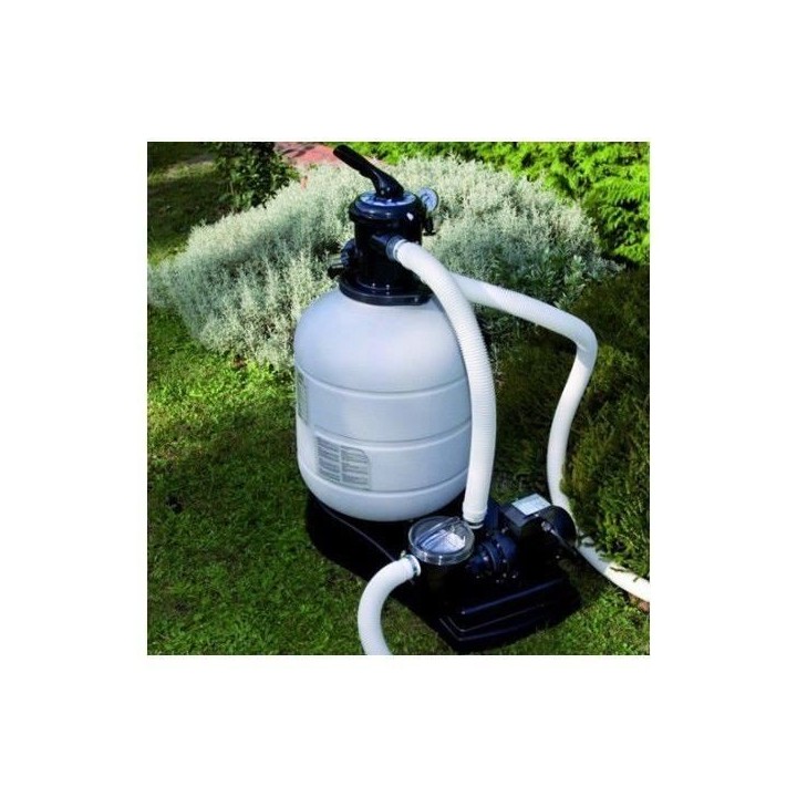 Piscine hors sol acier ronde imitation bois - Mauritus - Ø480 x 132 c