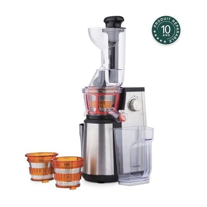 H.KoeNIG - GSX22 - Extracteur de jus vitalice - 1 L - 3 Tamis - 60 tr/