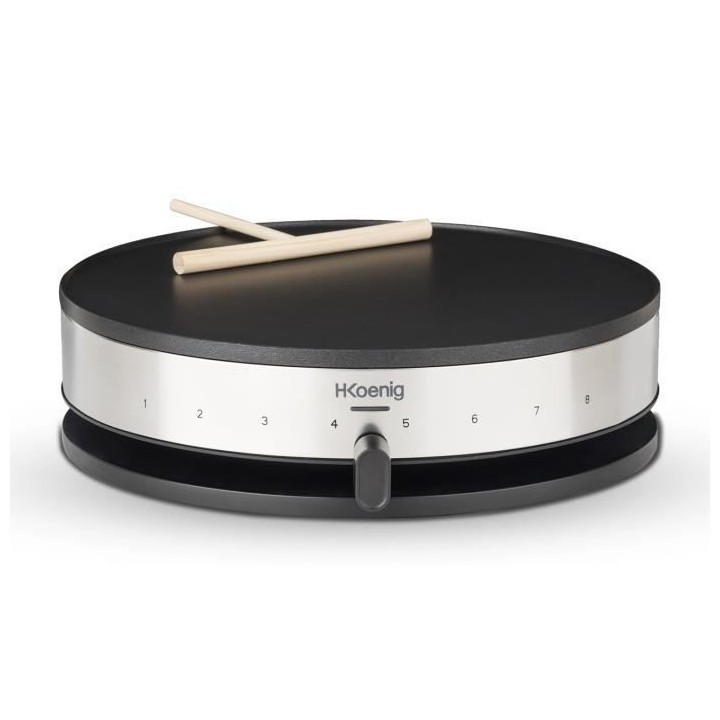 HKoeNIG KREP29 Crepiere 33cm - Température jusqu'a 230°C - 1300W - R