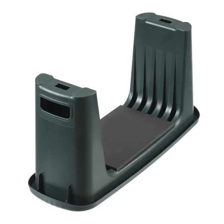 Tabouret de jardinage 2-en-1 Nature - NATURE - Vert - HDPE - Coussin p