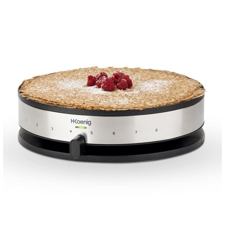 HKoeNIG KREP29 Crepiere 33cm - Température jusqu'a 230°C - 1300W - R