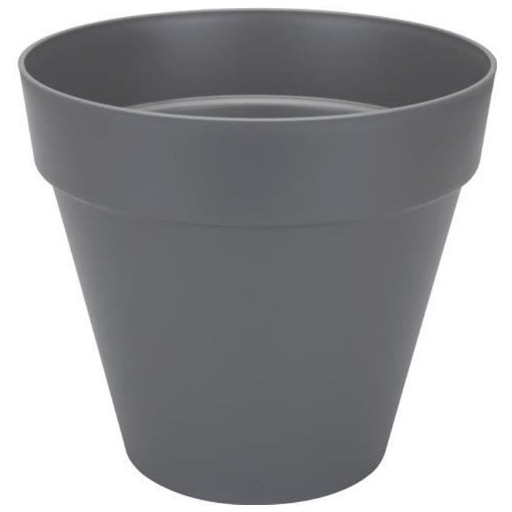 ELHO Pot de fleurs rond Loft Urban - Ø 30 cm - Gris anthracite