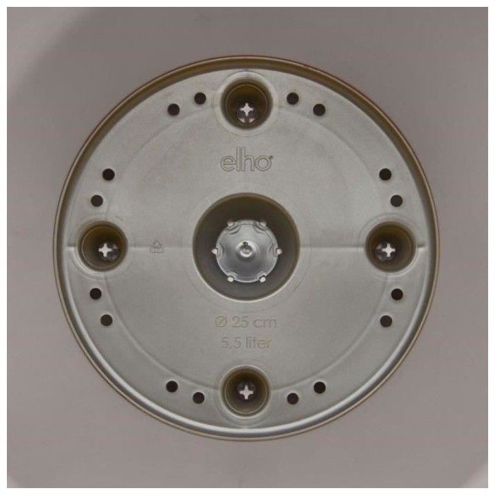 Pot de fleurs rond ELHO Loft Urban Haut 42 - Gris - Ø 42 x H 56 cm -