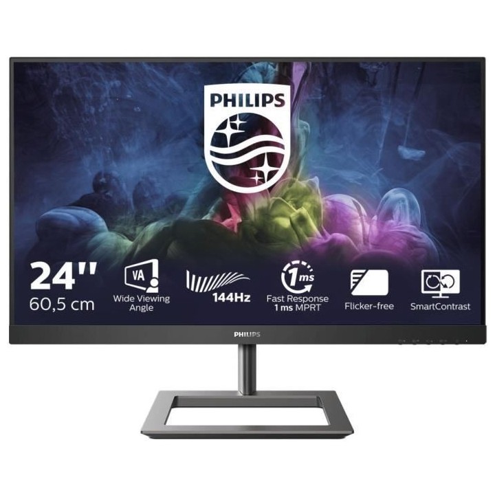 Ecran PC gamer - PHILIPS - 242E1GAJ - 24FHD - 144Hz - Dalle VA - 1 ms