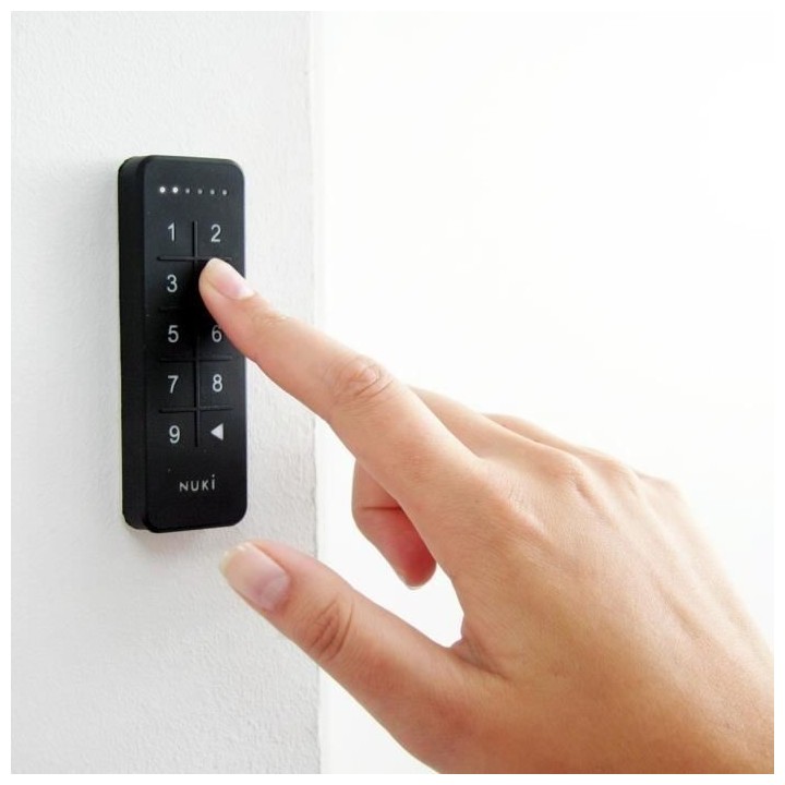 NUKI KEYPAD - Digicode Bluetooth - Serrure connectée - Noir - En appl