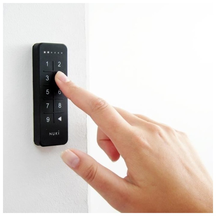 NUKI KEYPAD - Digicode Bluetooth - Serrure connectée - Noir - En appl