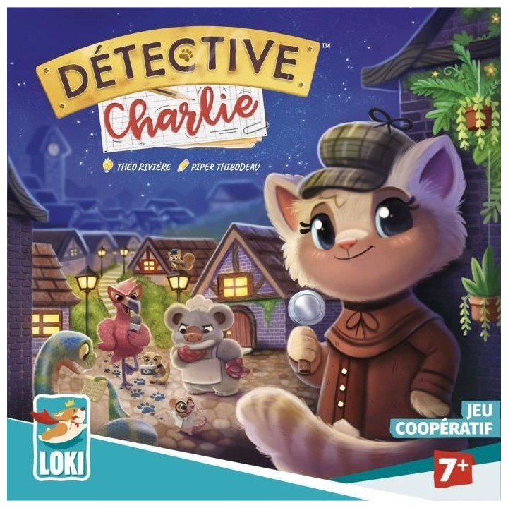 Jeu de société DETECTIVE CHARLIE - Enquetes coopératives des 7 ans