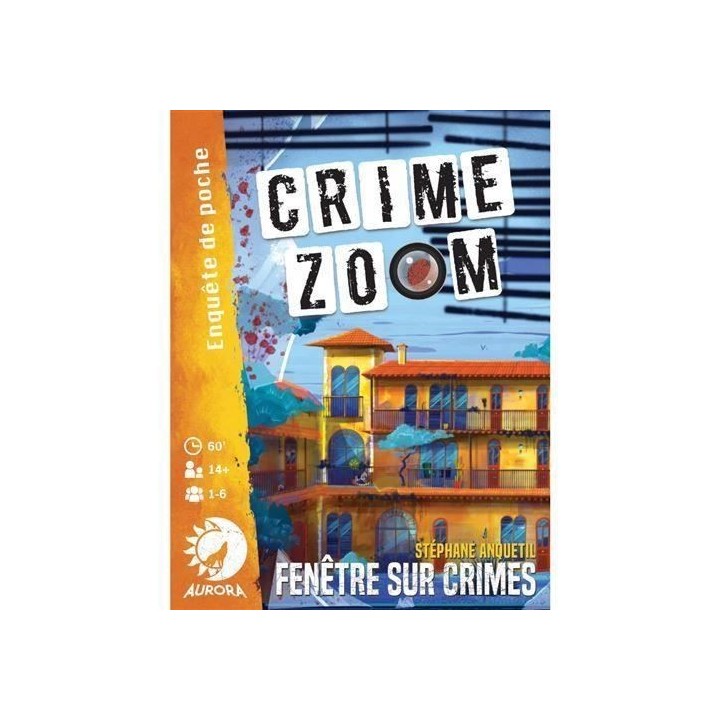 Aurora Jeu de stratégie Crime Zoom Fenetre sur crime - 9782491629045