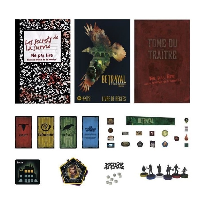 Betrayal at House on the hill - Jeu de société coopératif et horreu