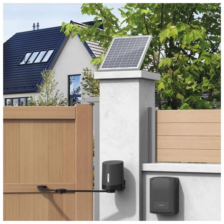 Kit solaire - AVIDSEN - 114375 - 24 V - 20 W - Pour motorisation de po