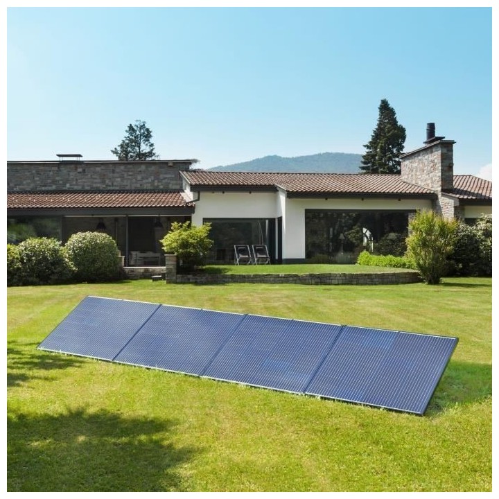 Kit solaire plug and Play 400W SORIA 4 panneaux de 100W + supports - A