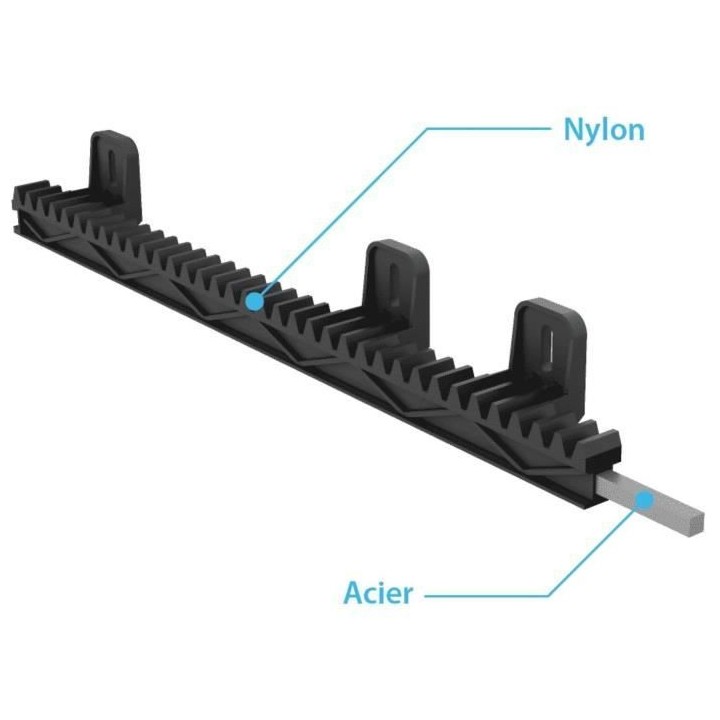 Cremaillere - AVIDSEN - 104452 - Pour motorisation de portail