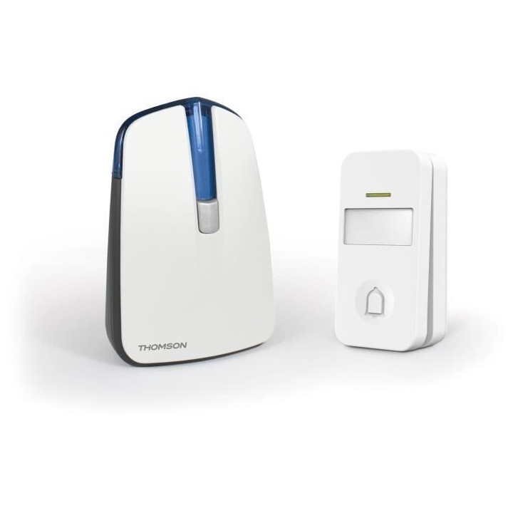 Sonnette sans fil sans pile Thomson - 32 mélodies - Bleu