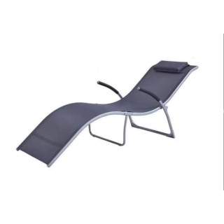 Bain de soleil rétractable - TREVI - Gris