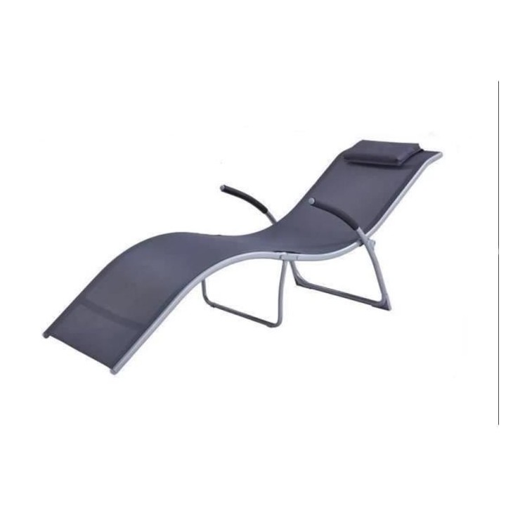 Bain de soleil rétractable - TREVI - Gris