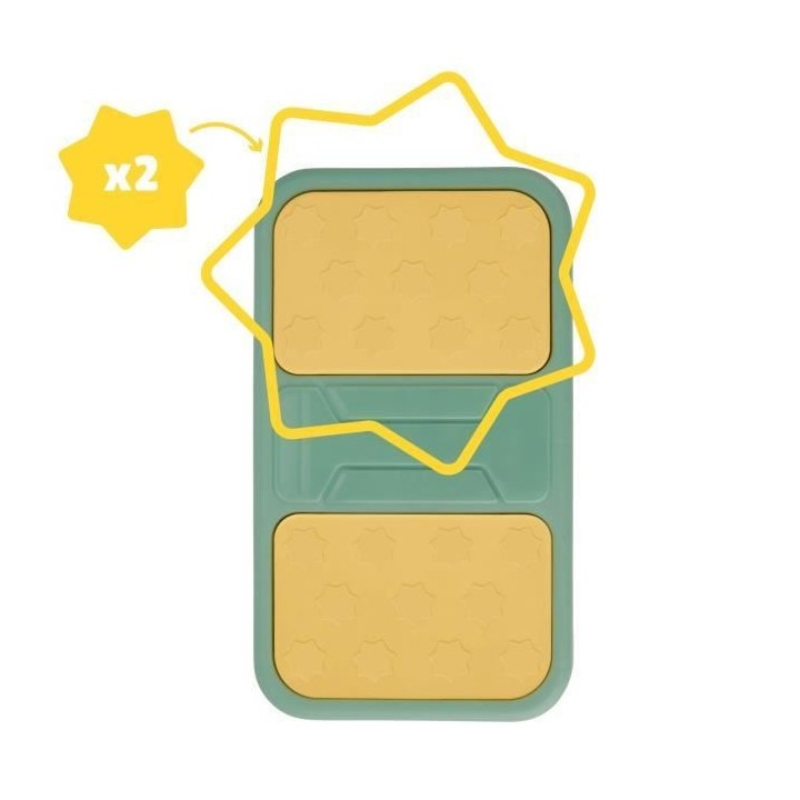 Badabulle Marchepied antidérapant, réhausse de 15 cm, 4 pieds antid