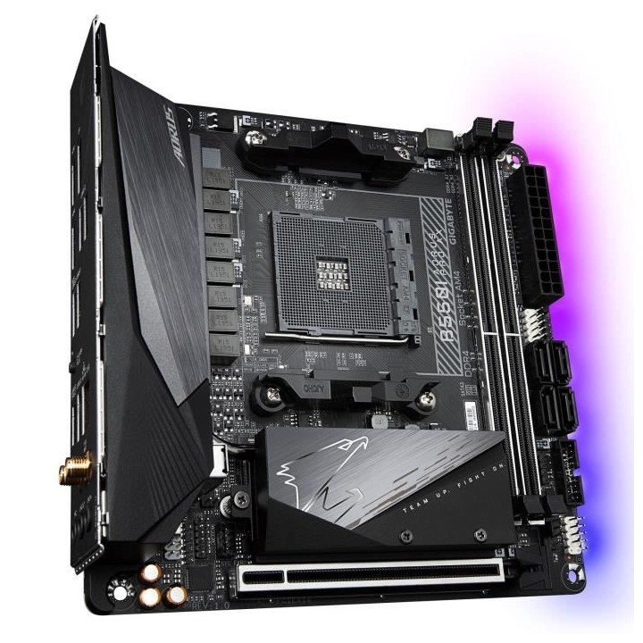 Carte mere Gigabyte B550I AORUS PRO AX