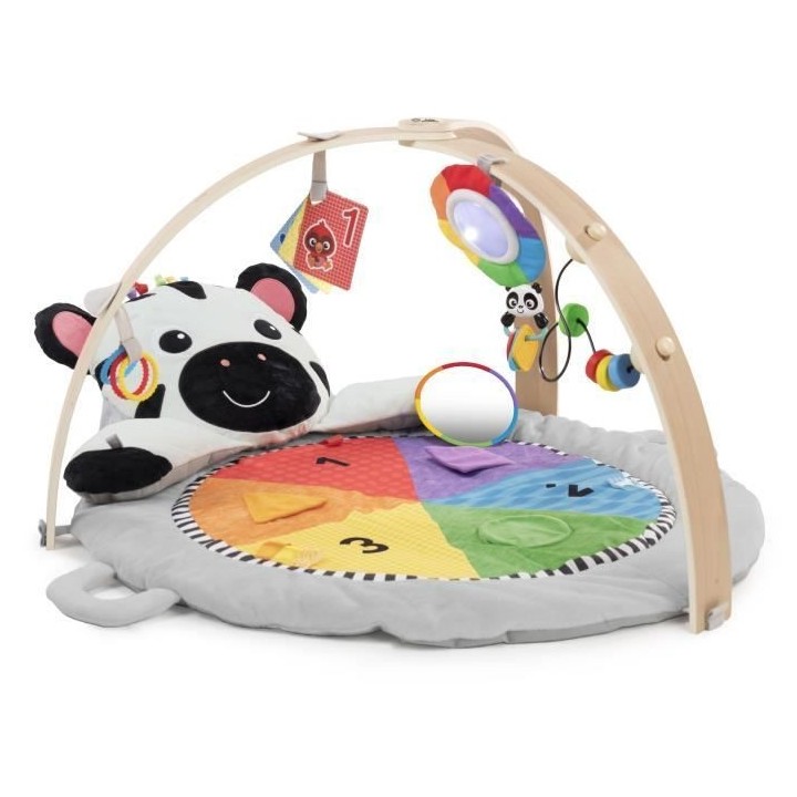 BABY EINSTEIN Zen's Activity Milestones tapis d'éveil avec barre en b