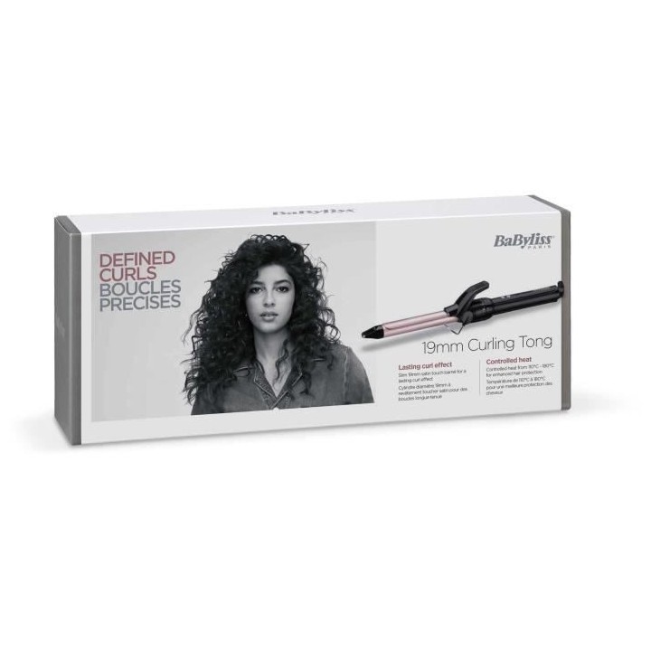 Fer a Boucler - BaByliss - C319E - Boucleur 19 mm Curling Tong pour de
