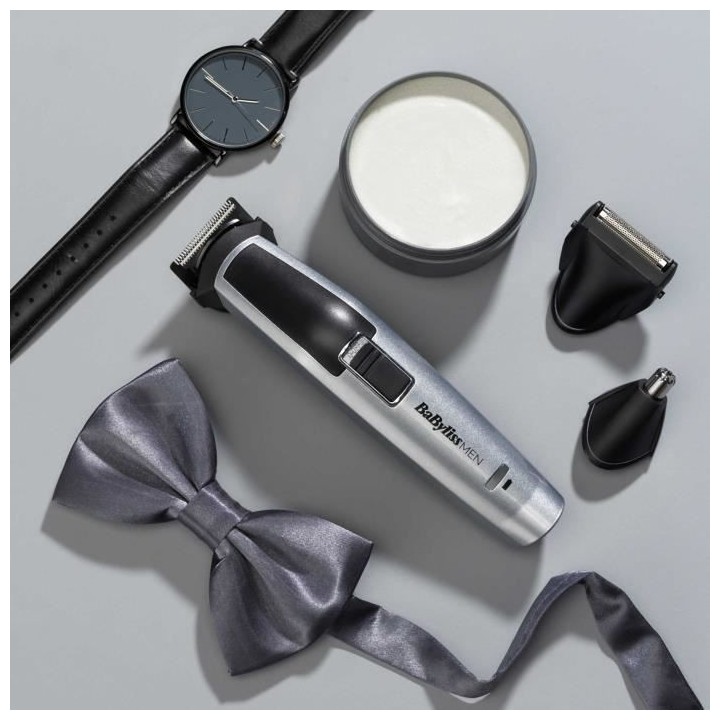 Tondeuse multi-usages 8 en 1 Titanium - BABYLISS - MT726E - Sans fil -