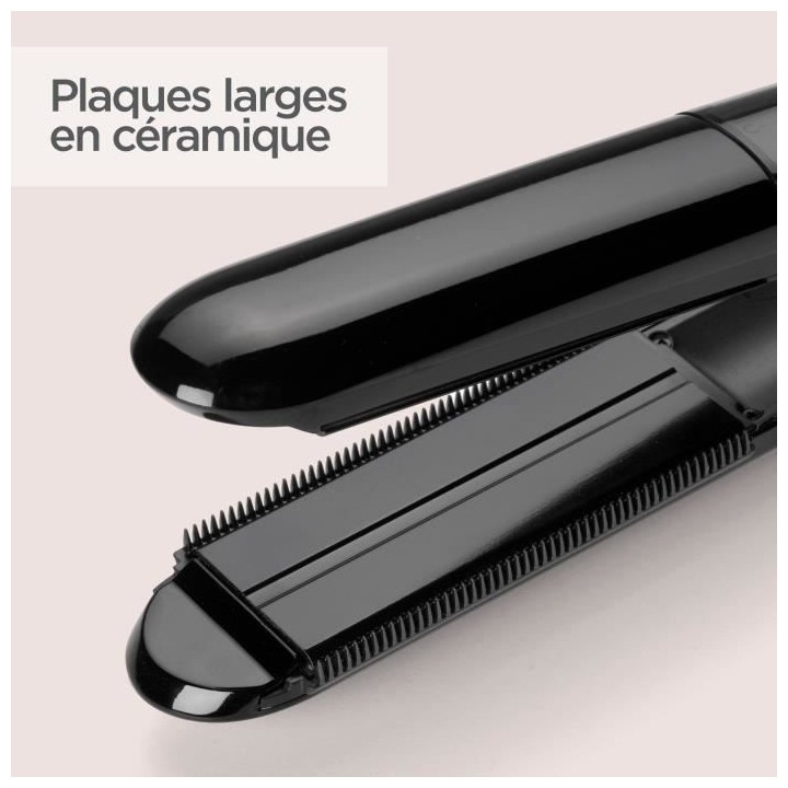 Lisseur vapeur Steam Straight Babyliss ST492E - Plaques larges 39mm c