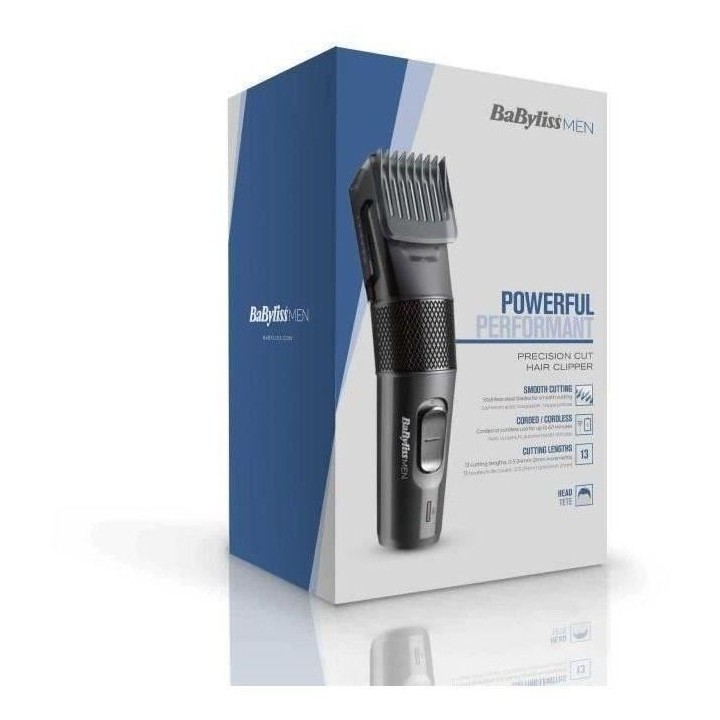 Tondeuse cheveux rechargeable Babyliss E786E - 39mm