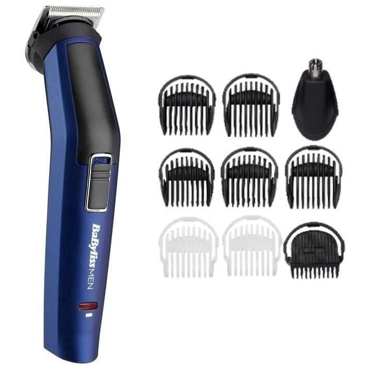 Tondeuse multi-usages BaByliss - 10 en 1 - Blue Edition - guide de cou