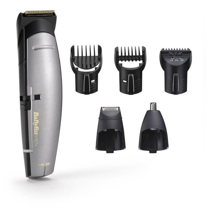 Tondeuse multi-usages 6 en 1 - BaByliss - E830TE - Titanium Gold pour