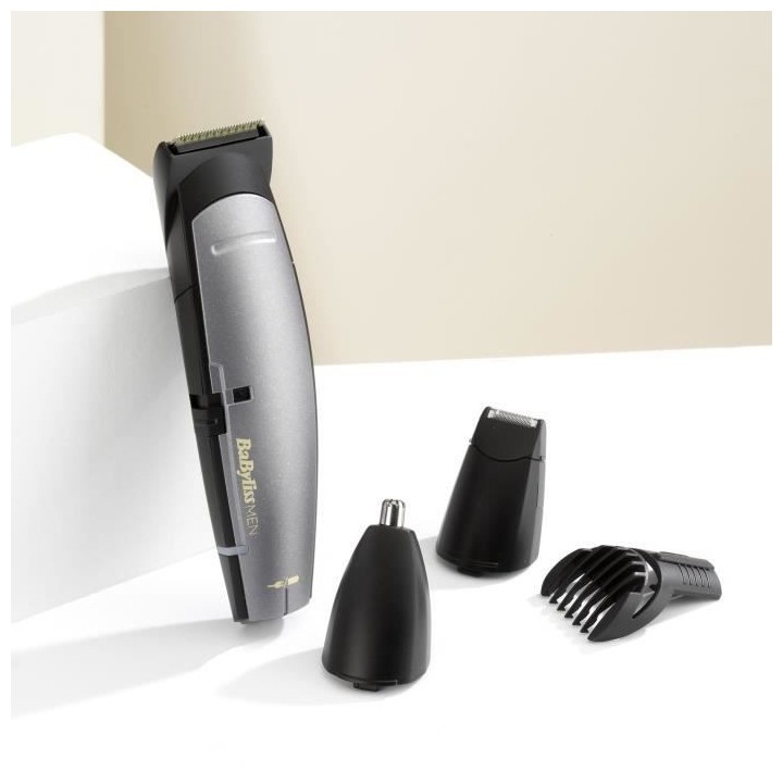 Tondeuse multi-usages 6 en 1 - BaByliss - E830TE - Titanium Gold pour