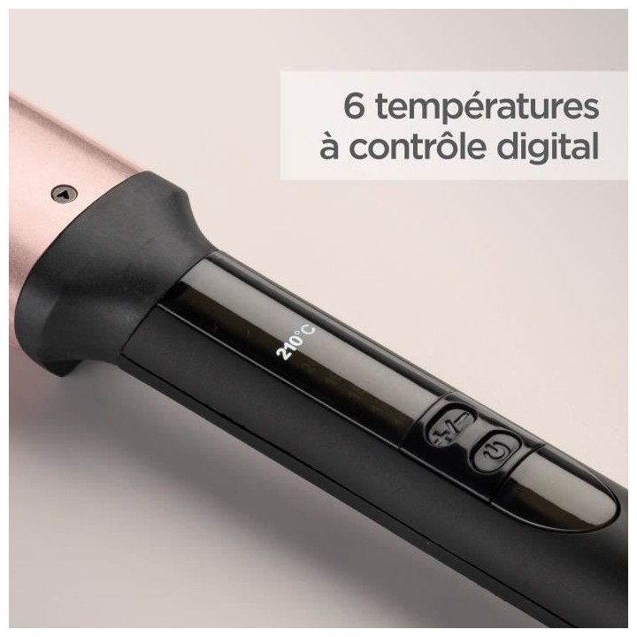 Boucleur Oval Waving Wand - BABYLISS - C457E - Quartz-céramique - 6 t