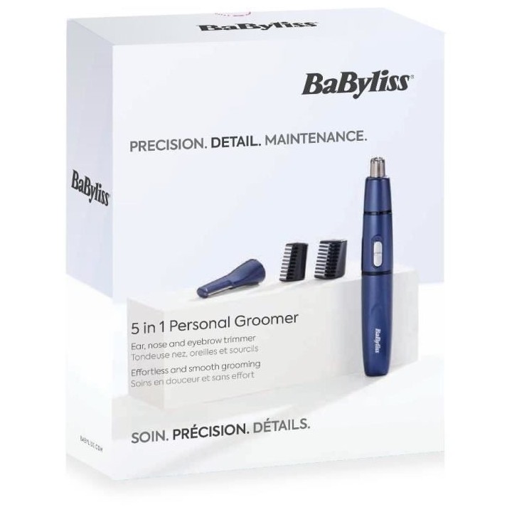 Tondeuse nez-oreilles et sourcils 5 en 1 Personnal Groomer BaByliss P1