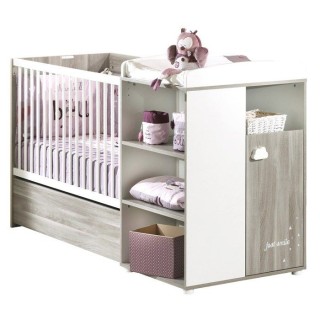 Lit Combiné - 120x60cm - Evolutif en 90x190cm - Babyprice Smile - Che