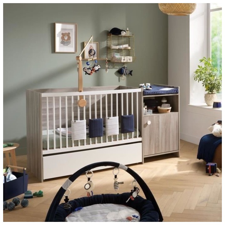 Tiroir de lit combiné évolutif - Babyprice Up - Sur roulettes