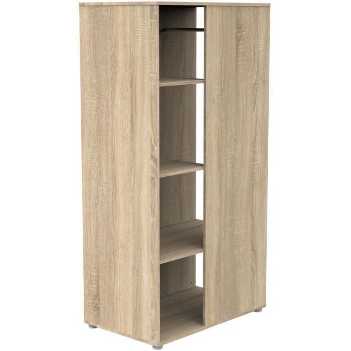 /armoire/193135-meuble-de-rangement-enfant-chene-dore-decor-bois-avec-etageres-et-penderie-babyprice-up-3500760130964.html