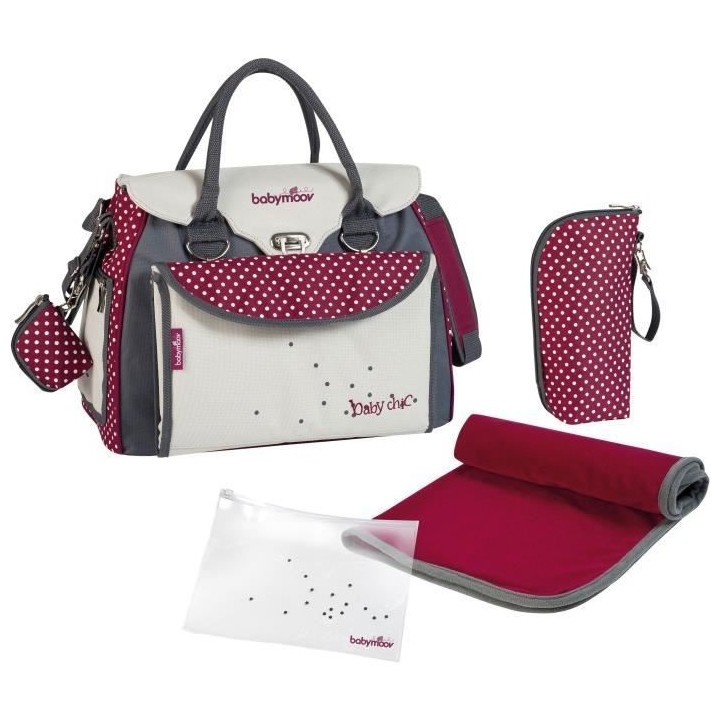 Babymoov Baby Chic, Sac a Langer avec Bandouliere, Plan a Langer inclu