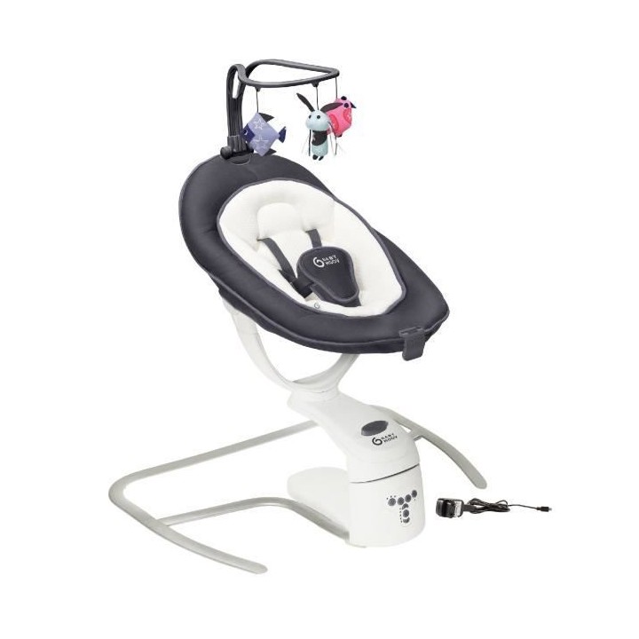 Babymoov Balancelle bébé électrique Swoon Motion, Assise a 360°, Z