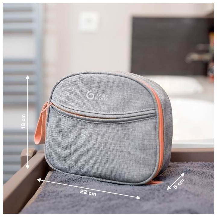 Babymoov Kit de soin pour bébés 9 pcs Couleur peche et gris