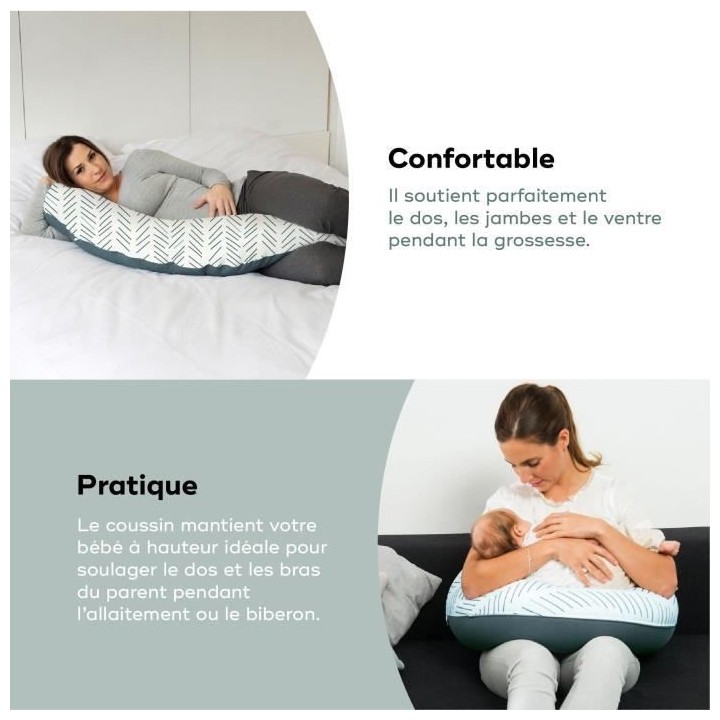 Babymoov Coussin de Maternité doomoo Ethnic Petrol