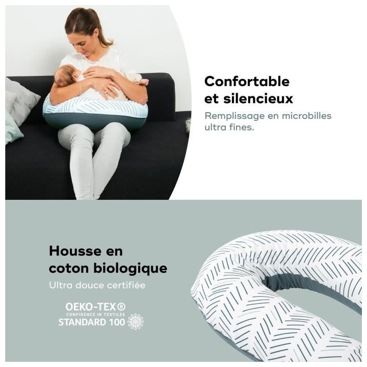 Babymoov Coussin de Maternité doomoo Ethnic Petrol