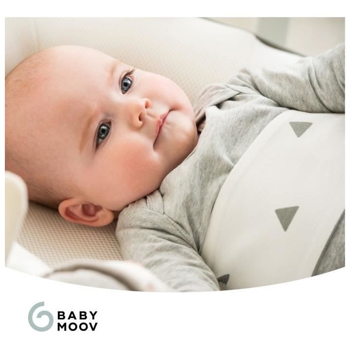 BABYMOOV Réducteur de lit Doomoo Cocoon gris