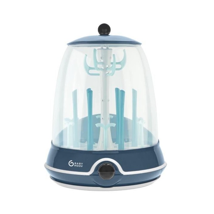 BABYMOOV Turbo Steam(+) - 2 en 1, Stérilisateur biberons vapeur et Eg