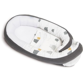 BABYMOOV Doomoo Cocoon Réducteur de lit Bear Grey - Evolutif & Respir
