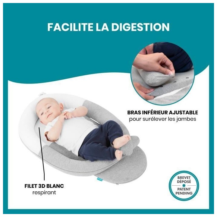 Babymoov Réducteur anti-coliques CloudNest - bouillotte intégrée