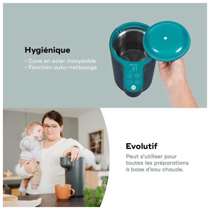 BABYMOOV Préparateur de biberons Milky Now - Chauffe et maintient au