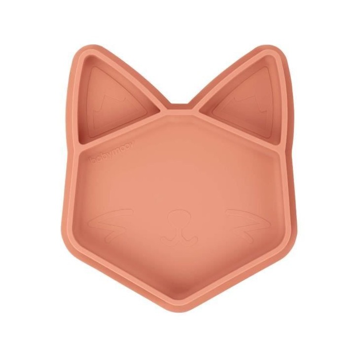 BABYMOOV Assiette compartimentée bébé ISY PLATE en silicone souple