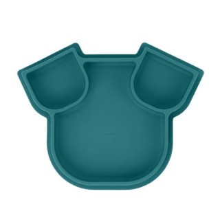 BABYMOOV Assiette compartimentée bébé ISY PLATE, en silicone, soupl